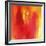 Red and Orange Swirling Abstract, c.2008-Pier Mahieu-Framed Premium Giclee Print