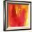 Red and Orange Swirling Abstract, c.2008-Pier Mahieu-Framed Premium Giclee Print