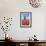 Red and Orange Tulip Fields and the Blue Sky Frame the Windmill in Spring, Netherlands-Roberto Moiola-Framed Photographic Print displayed on a wall