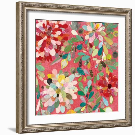 Red and Pink Dahlia II-Candra Boggs-Framed Premium Giclee Print