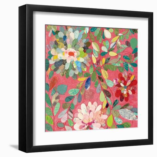 Red and Pink Dahlia III-Candra Boggs-Framed Art Print