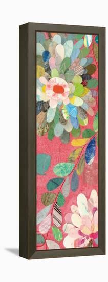 Red and Pink Dahlia V-Candra Boggs-Framed Stretched Canvas