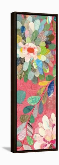 Red and Pink Dahlia V-Candra Boggs-Framed Stretched Canvas