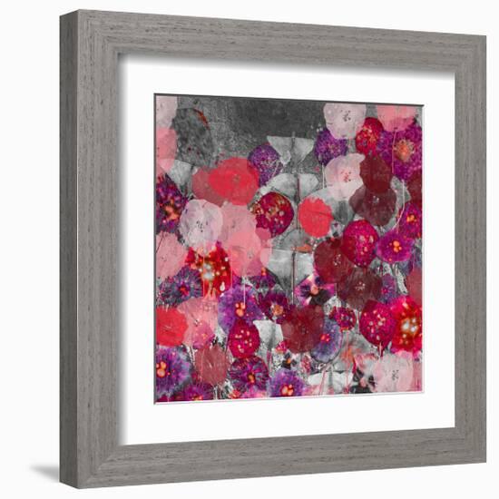 Red and Pink mix-Claire Westwood-Framed Art Print