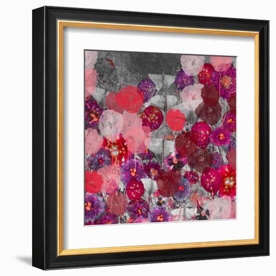 Red and Pink mix-Claire Westwood-Framed Art Print