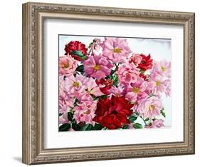 Red and Pink Roses, 2008-Christopher Ryland-Framed Giclee Print