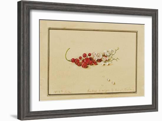 Red and White Currants, 1818-Fedor Petrovich Tolstoy-Framed Giclee Print