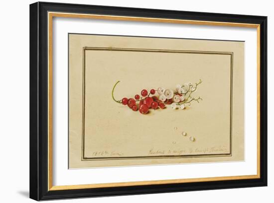 Red and White Currants, 1818-Fedor Petrovich Tolstoy-Framed Giclee Print