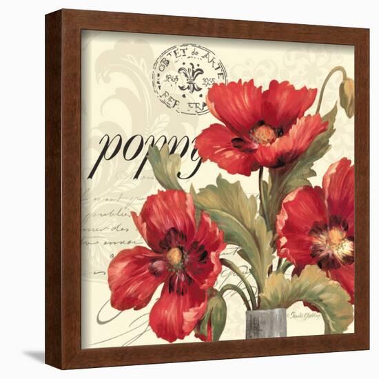Red and White I Framed Art Print by Pamela Gladding | Art.com