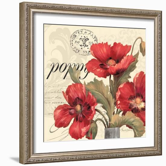 Red and White I-Pamela Gladding-Framed Art Print