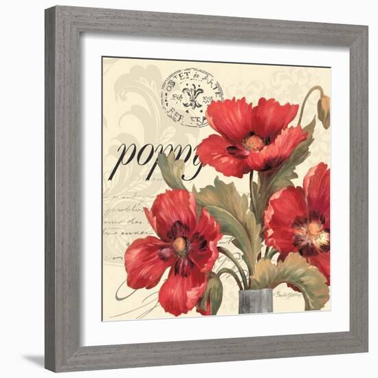 Red and White I-Pamela Gladding-Framed Art Print