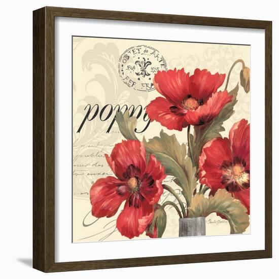 Red and White I-Pamela Gladding-Framed Art Print