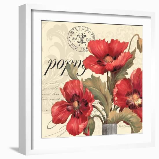 Red and White I-Pamela Gladding-Framed Art Print