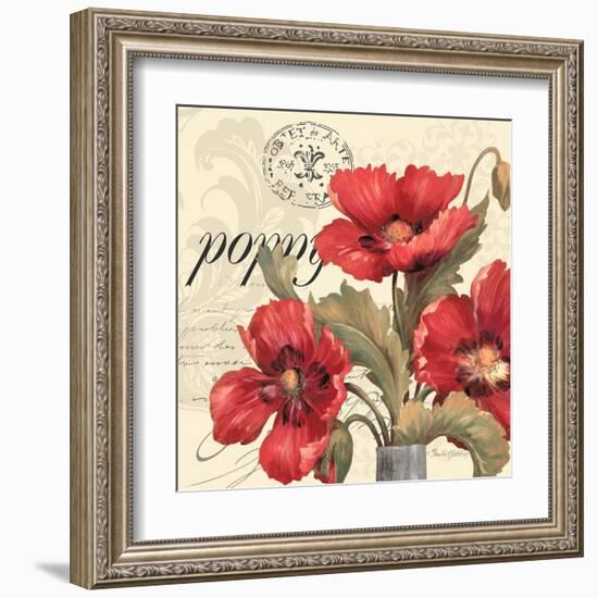 Red and White I-Pamela Gladding-Framed Art Print