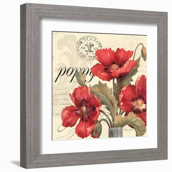 Red and White I-Pamela Gladding-Framed Art Print