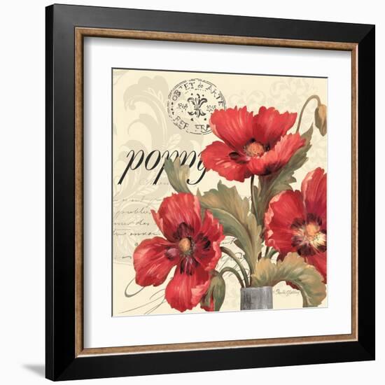 Red and White I-Pamela Gladding-Framed Art Print