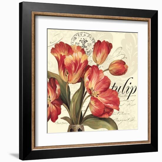 Red and White II-Pamela Gladding-Framed Art Print