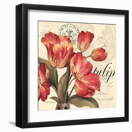 Red and White II-Pamela Gladding-Framed Art Print