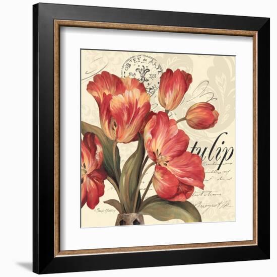 Red and White II-Pamela Gladding-Framed Art Print