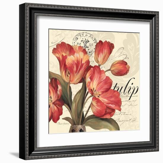 Red and White II-Pamela Gladding-Framed Art Print