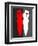 Red and White Kiss-Felix Podgurski-Framed Art Print