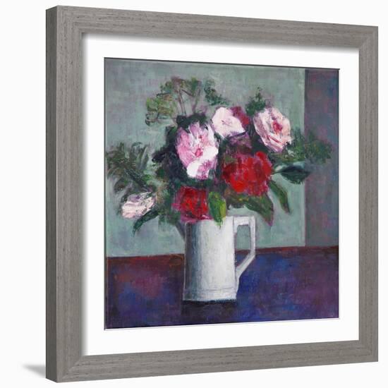 Red and White Roses-Ruth Addinall-Framed Giclee Print