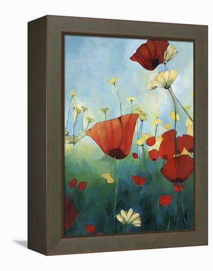 Red and Yellow II-Kari Taylor-Framed Premier Image Canvas
