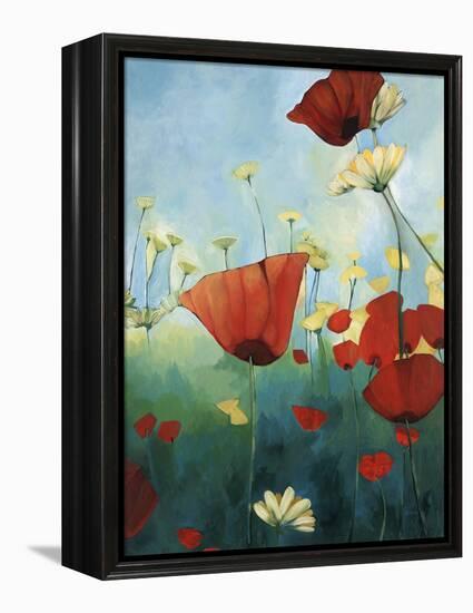 Red and Yellow II-Kari Taylor-Framed Premier Image Canvas
