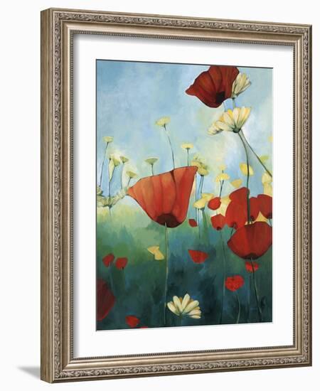 Red and Yellow II-Kari Taylor-Framed Giclee Print