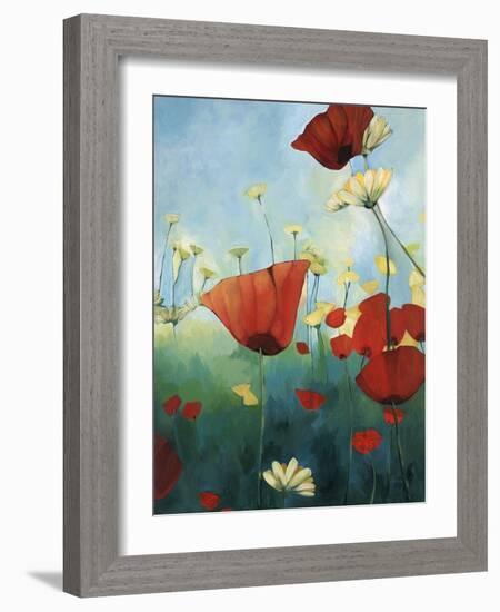 Red and Yellow II-Kari Taylor-Framed Giclee Print