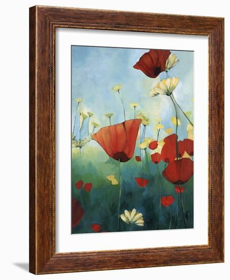 Red and Yellow II-Kari Taylor-Framed Giclee Print