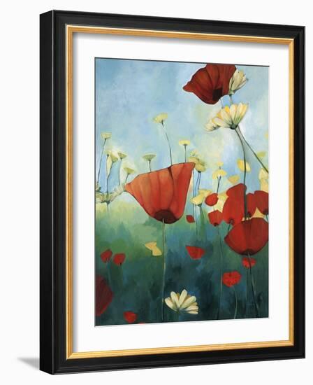 Red and Yellow II-Kari Taylor-Framed Giclee Print