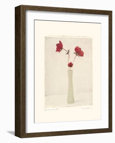 Red Anemones III-Amy Melious-Framed Art Print