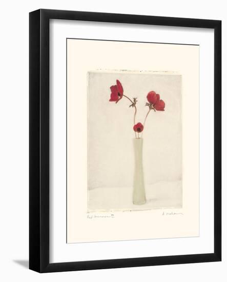 Red Anemones III-Amy Melious-Framed Art Print