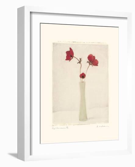 Red Anemones III-Amy Melious-Framed Art Print