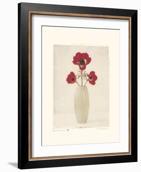 Red Anemones IV-Amy Melious-Framed Art Print