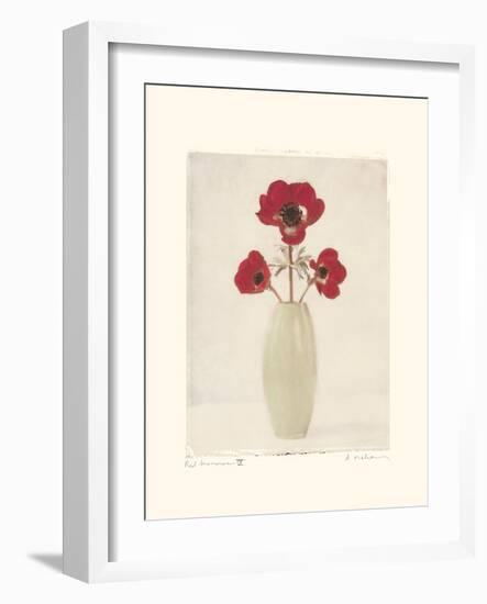 Red Anemones IV-Amy Melious-Framed Art Print