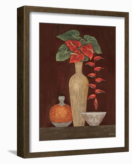 Red Anthuriums-Eva Misa-Framed Art Print