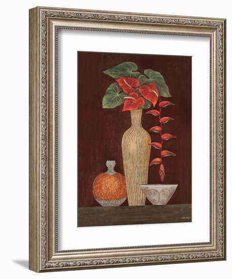 Red Anthuriums-Eva Misa-Framed Premium Giclee Print