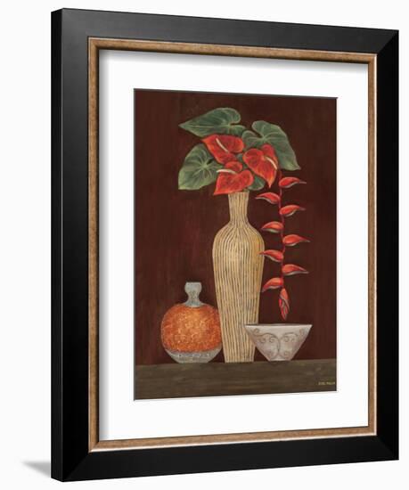 Red Anthuriums-Eva Misa-Framed Premium Giclee Print