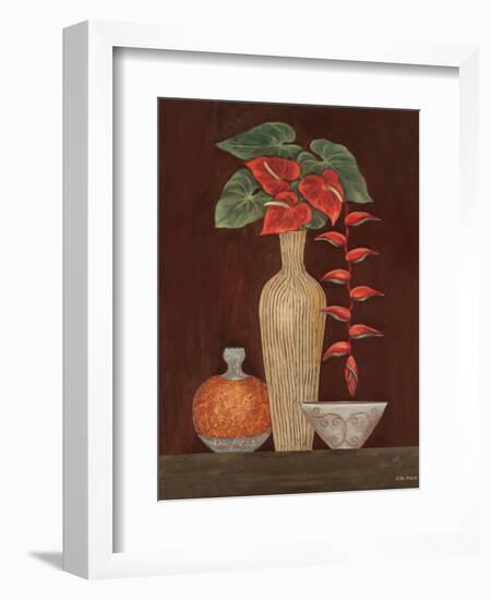 Red Anthuriums-Eva Misa-Framed Premium Giclee Print