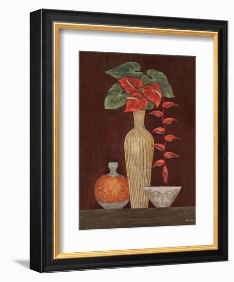 Red Anthuriums-Eva Misa-Framed Premium Giclee Print