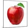 Red Apple on White Background-Alex Staroseltsev-Mounted Photographic Print