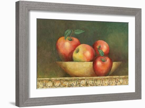 Red Apple Still Life-John Zaccheo-Framed Giclee Print