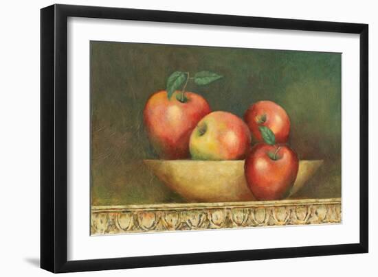 Red Apple Still Life-John Zaccheo-Framed Giclee Print