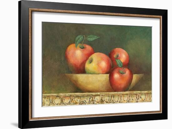 Red Apple Still Life-John Zaccheo-Framed Giclee Print