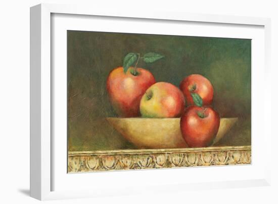 Red Apple Still Life-John Zaccheo-Framed Giclee Print