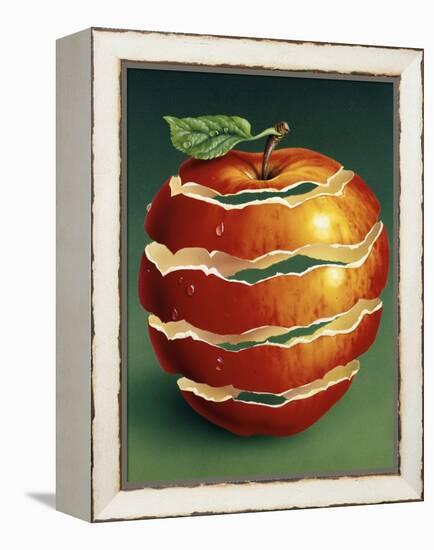 Red Apple-Harro Maass-Framed Premier Image Canvas
