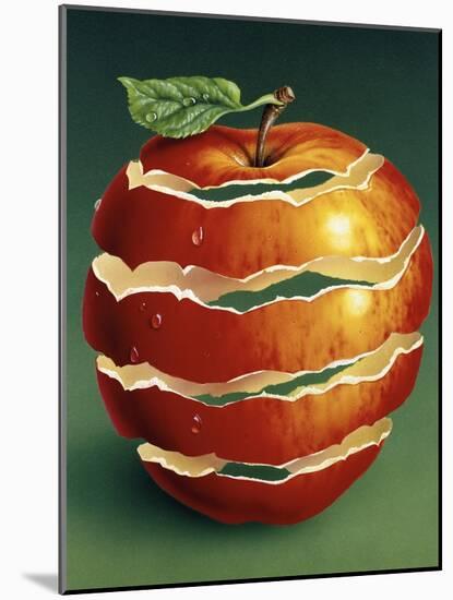 Red Apple-Harro Maass-Mounted Giclee Print