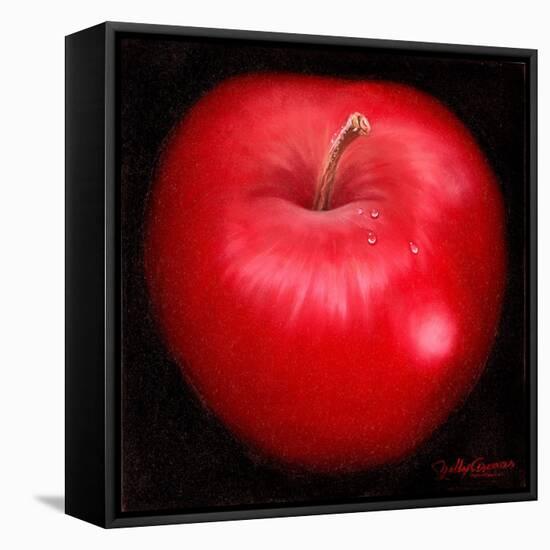 Red Apple-Nelly Arenas-Framed Stretched Canvas